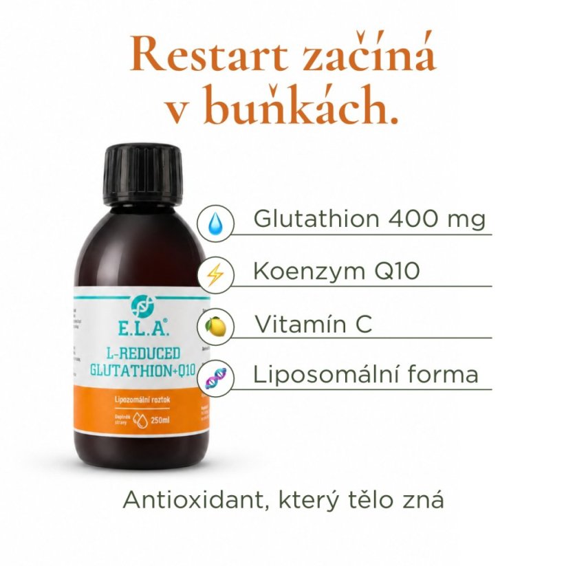 1+1 L-reduced Glutathion+Q10