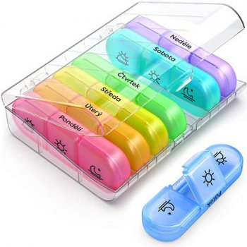 SimplyMed Weekly Pill Organizer 21010 Horizontal